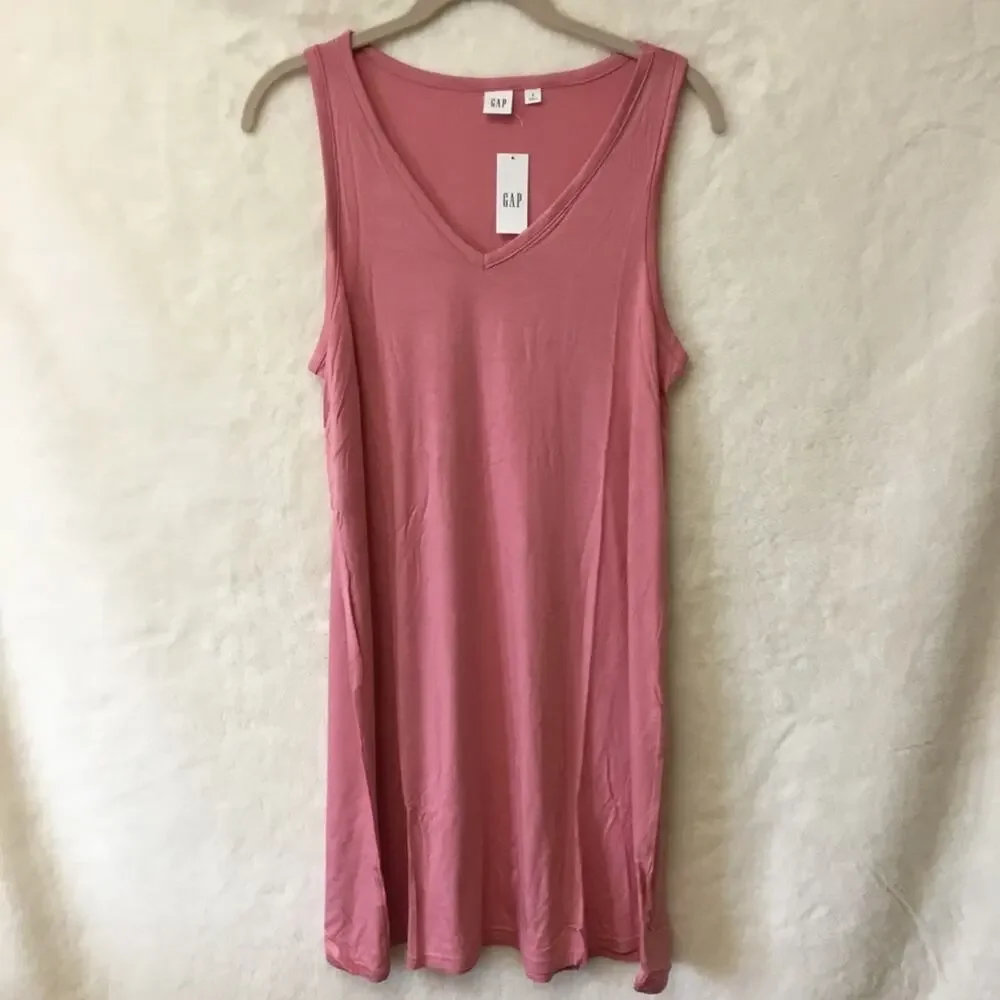 GAP Factory Pink Sleeveless Swing Dress(C) - Picture 1 of 13